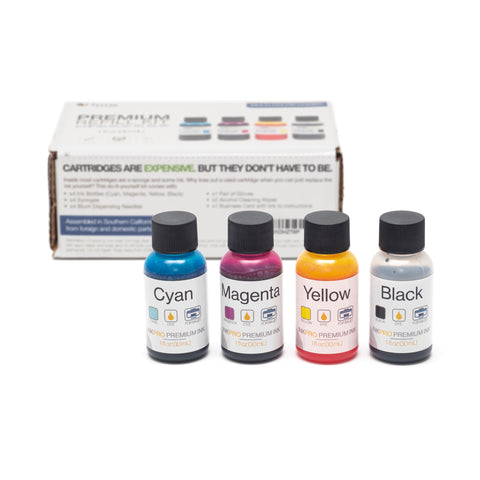 Ink Refill Kit for HP 60/61/62/63/64/65/XL Cartridges