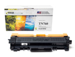 Remanufactured High Yield Toner Cartridge for Brother TN760 - Black - Made in USA