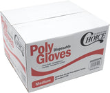 Disposable Polyethylene Gloves in Various Sizes